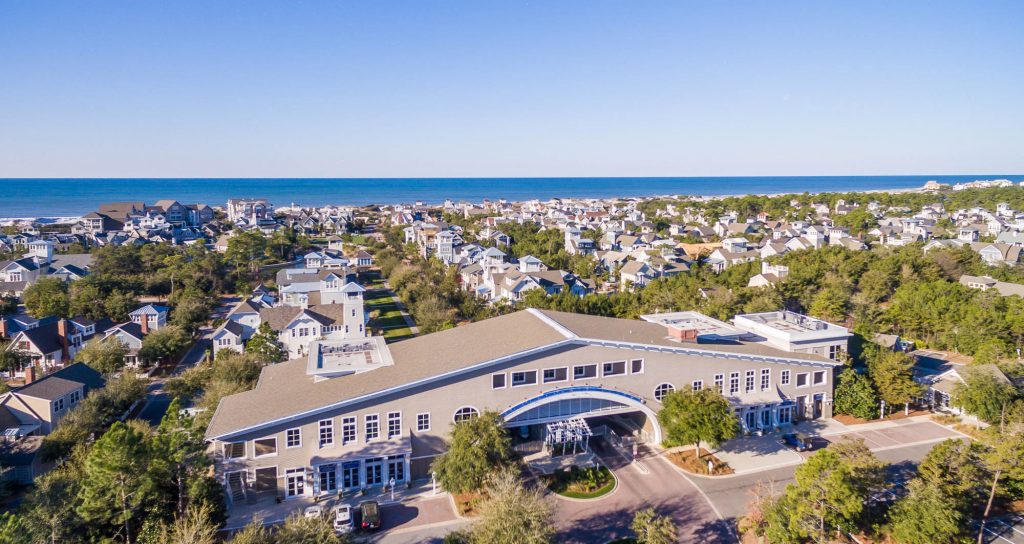 aerial view of Watersound Inn