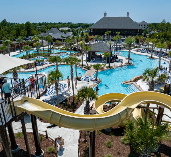 Lazy River and luxury amenities at Camp Creek Inn make it the perfect Watersound Florida getaway