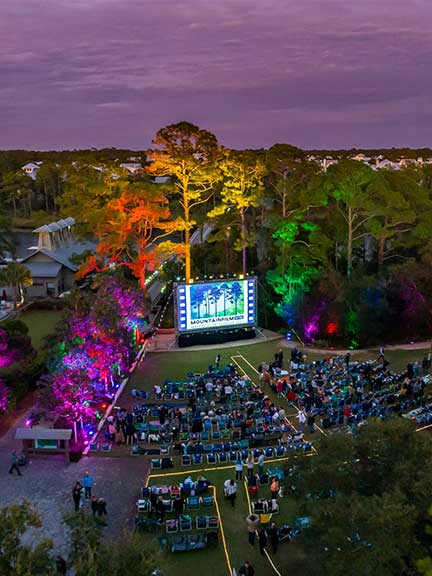 Film festival at Camp Creek Inn.