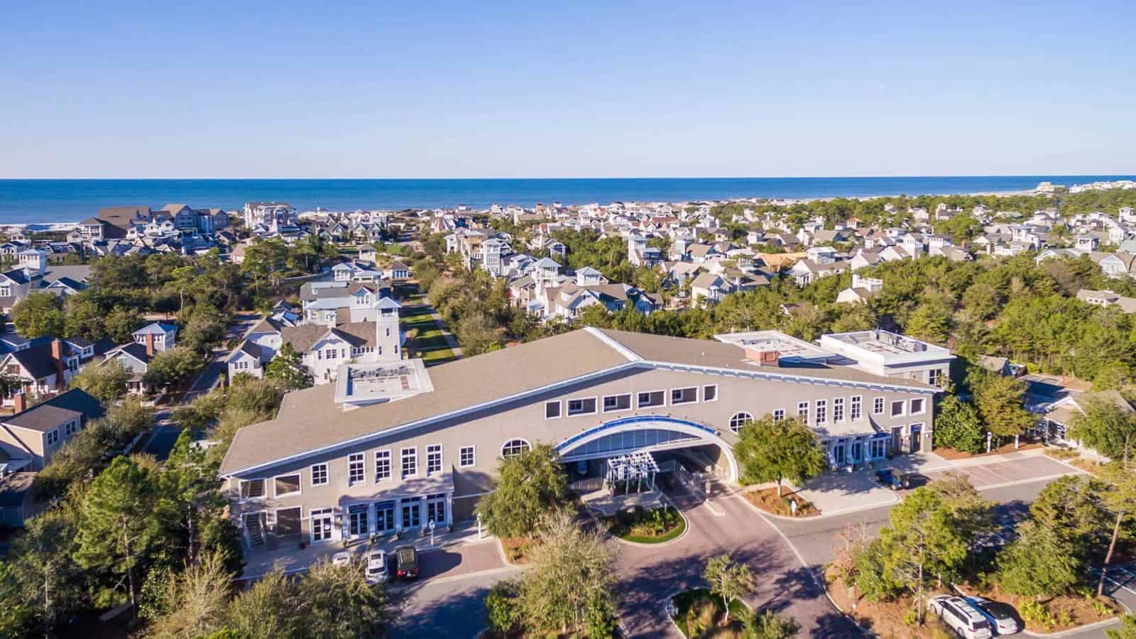 Watersound Inn from the air.